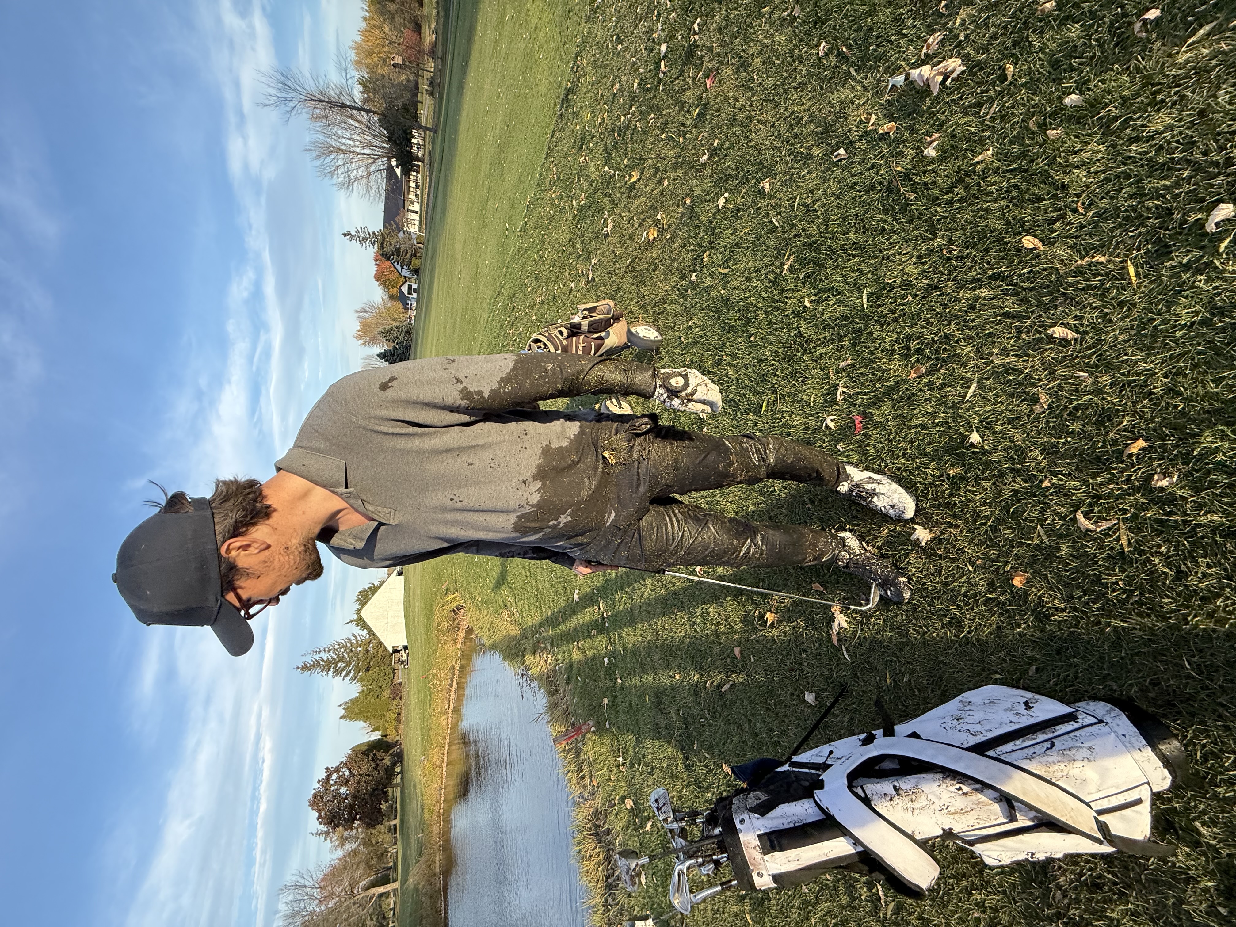 Tom McAlear after his famous lake incident